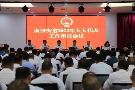 济宁市任城区南张街道召开2022年人大代表审议会议